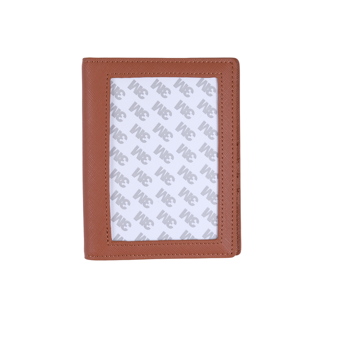Cognac Self Finishing Passport Cover