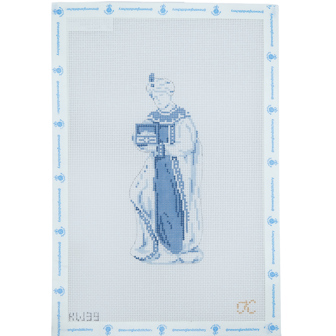 Wedgewood Nativity Standing Wiseman with Box