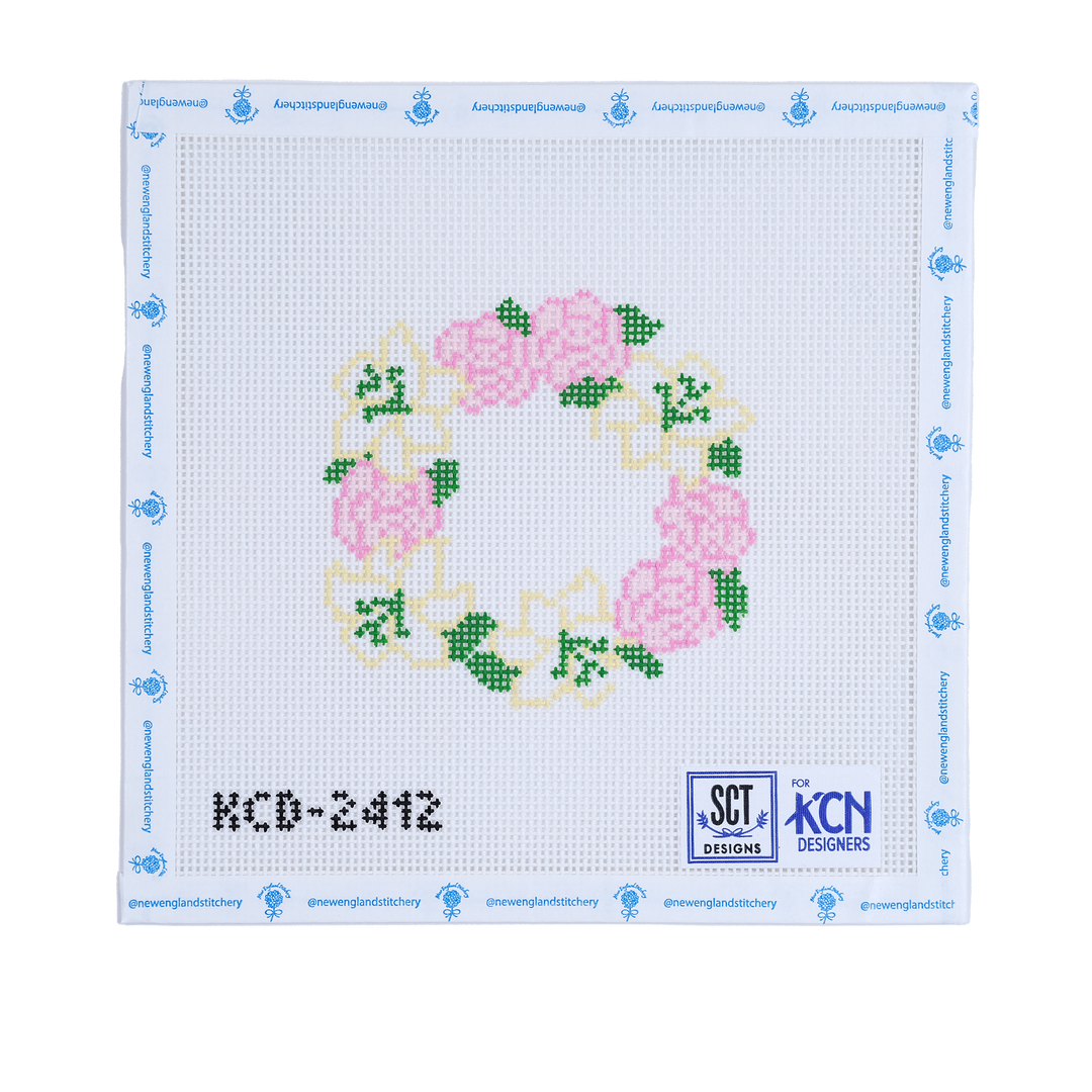 Floral Monogrammable Wreath