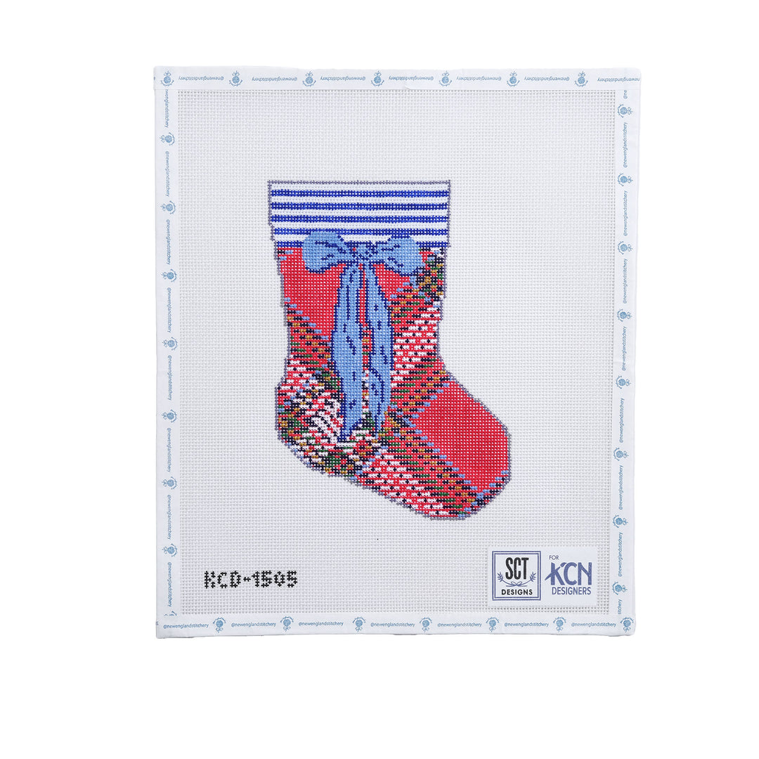 Red Tartan Mini Sock