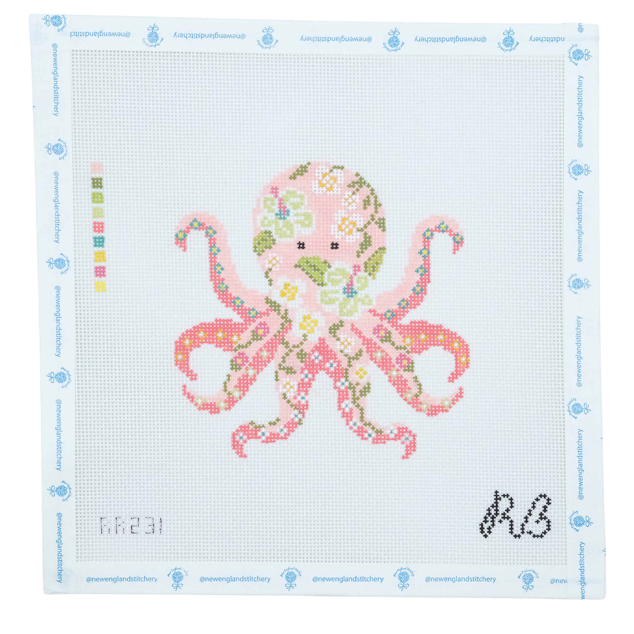 Opal the Octopus New England Stitchery