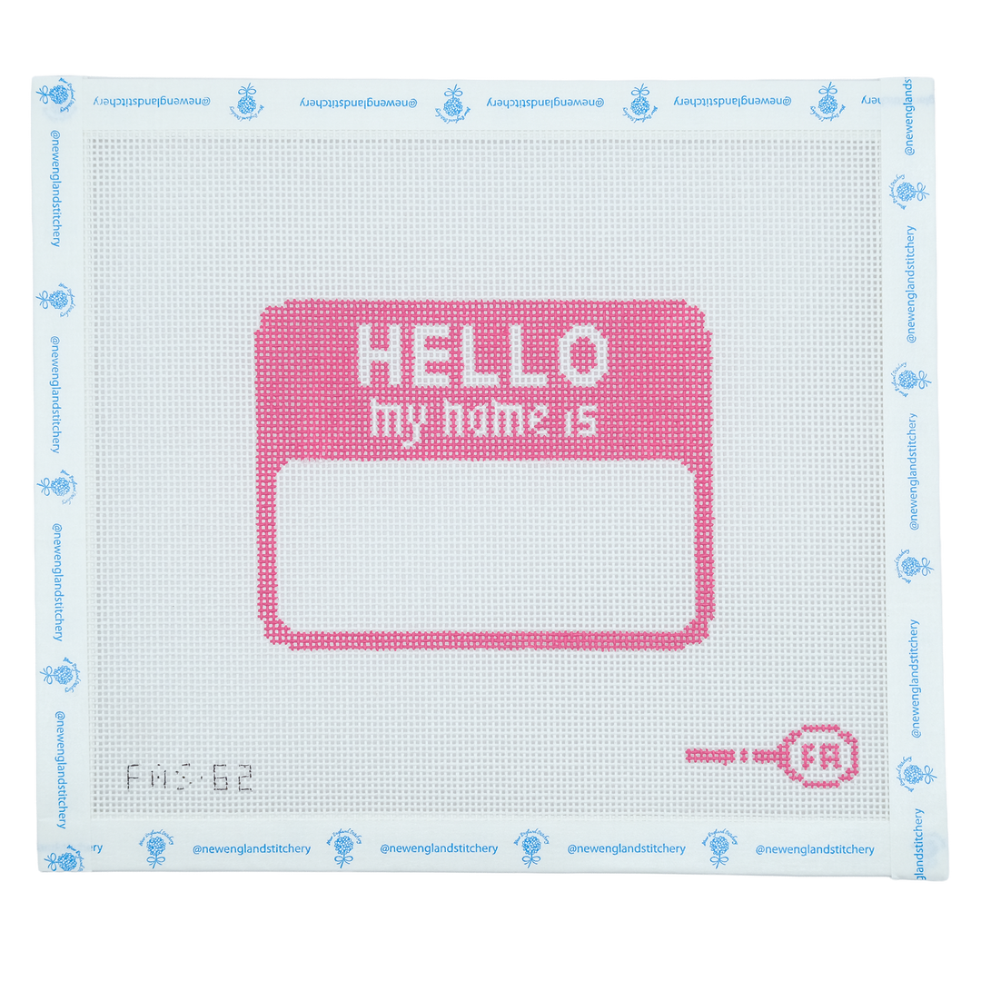 Hello My Name Is...Pink Nametag