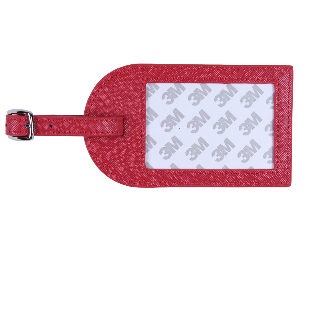 Red Self Finishing Bag Tag