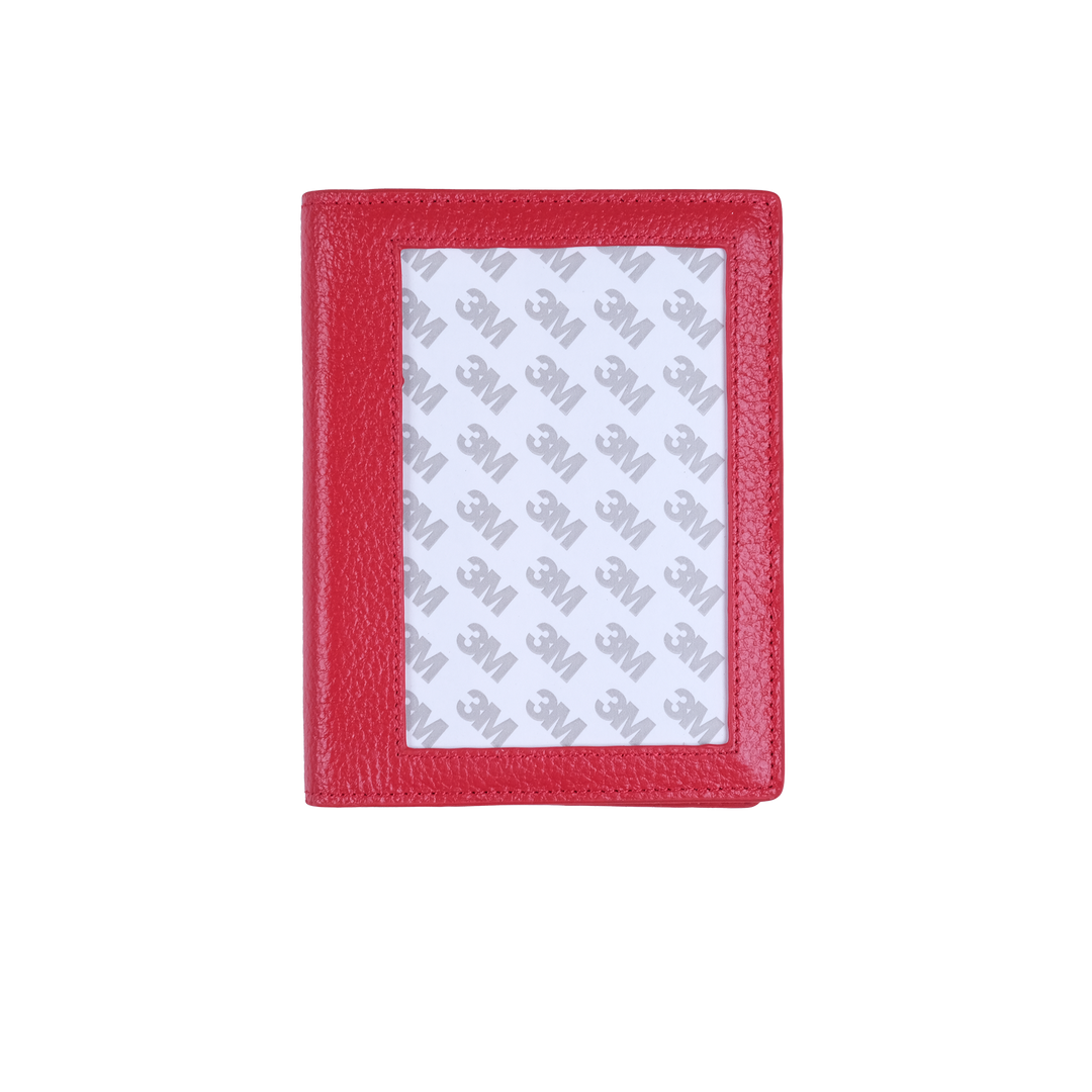 Red Self Finishing Passport Cover