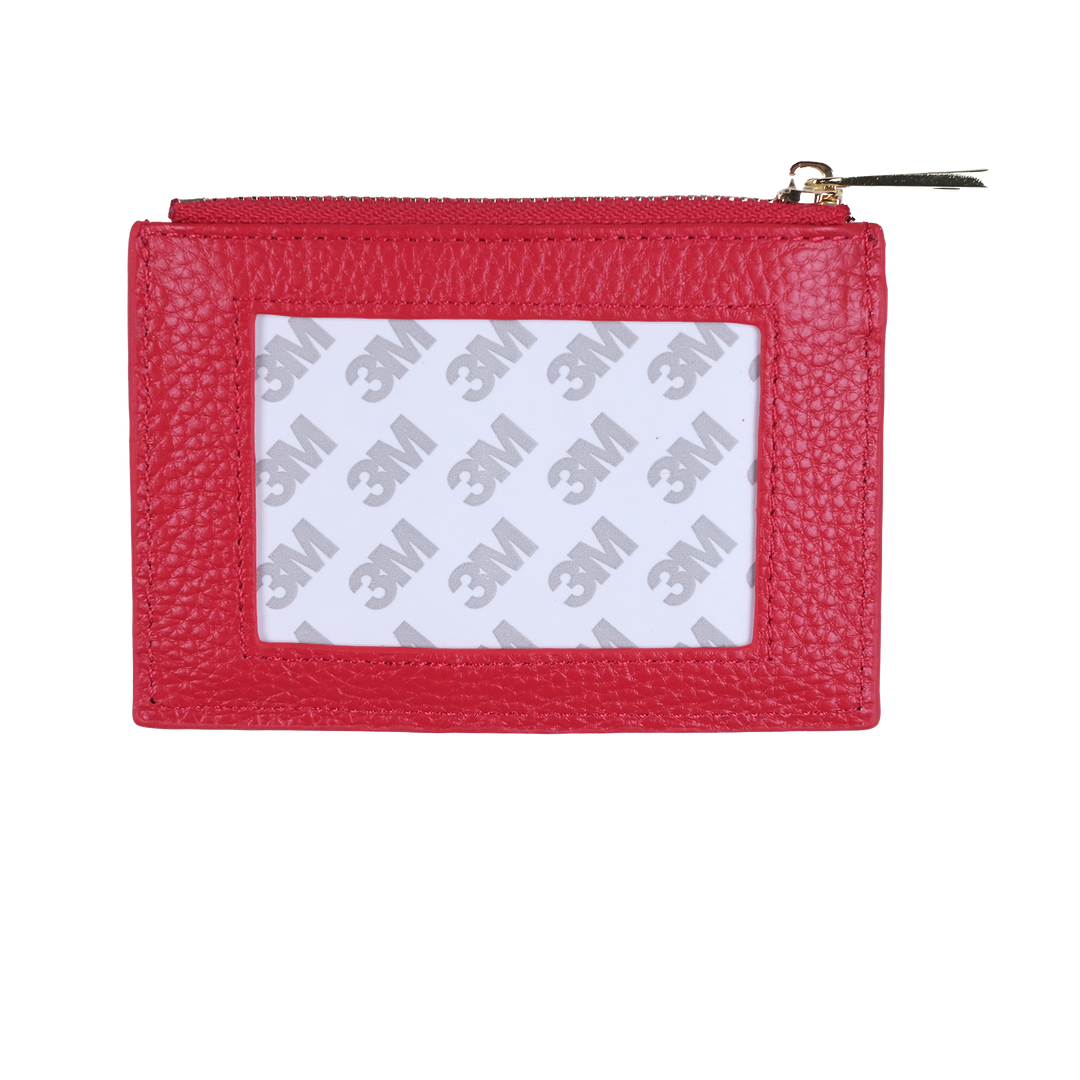 Red Self Finishing Everyday Wallet