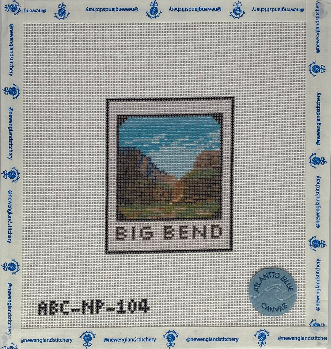 USA National Parks Polaroid: Big Bend