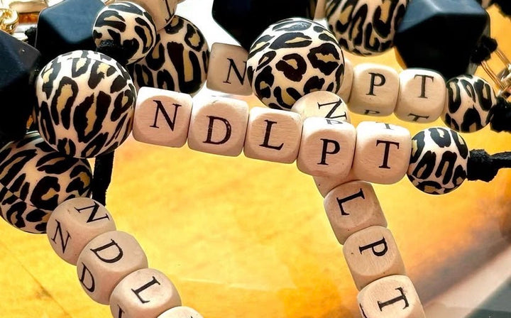 NDLPT Beaded Scissor Fob