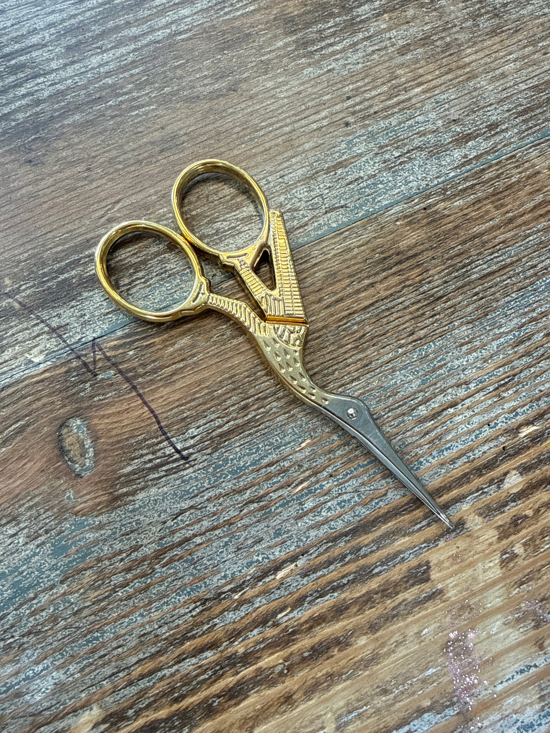 Stork Embroidery Scissors