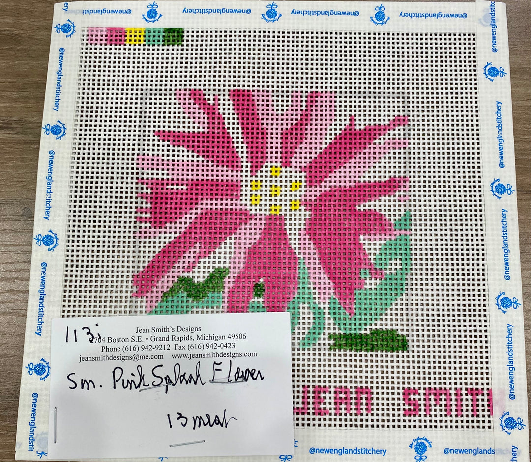 Small Pink Splash Flower