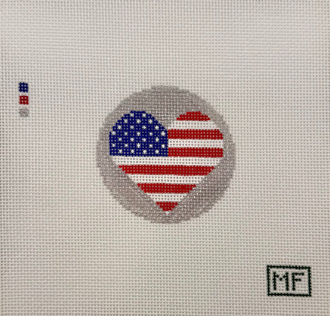 Heart Flag: USA