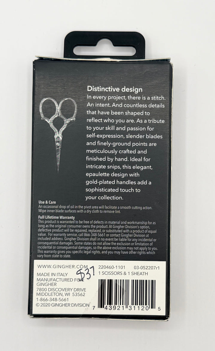 Gingher Scissors 3.5”
