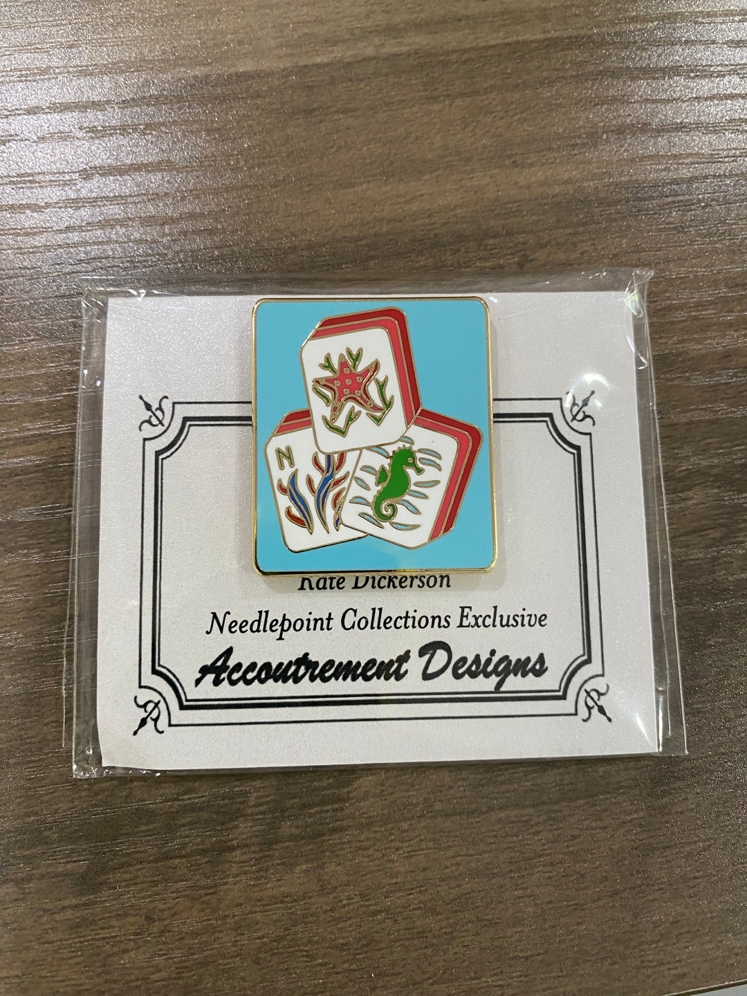 Sea Life Mahjong Tile Needle Minder