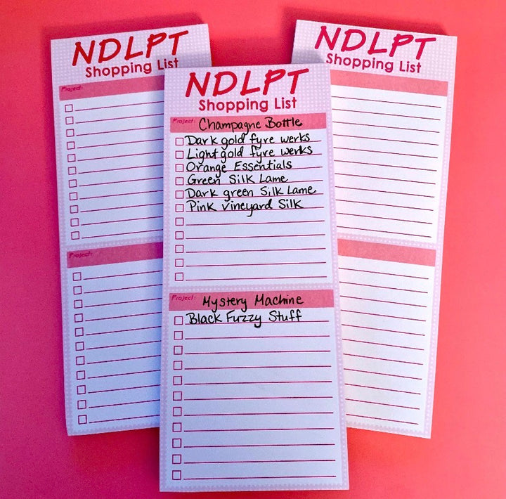 NDLPT Shopping List Notepad
