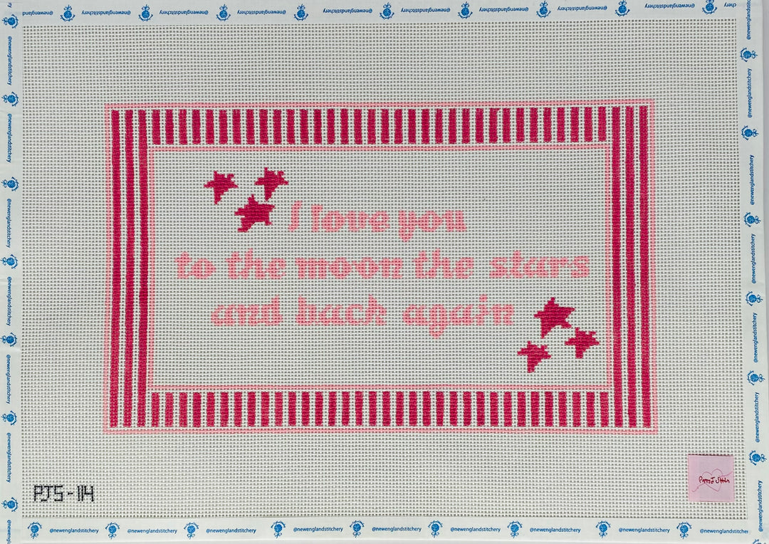 I Love You to the Moon and Back - Pink