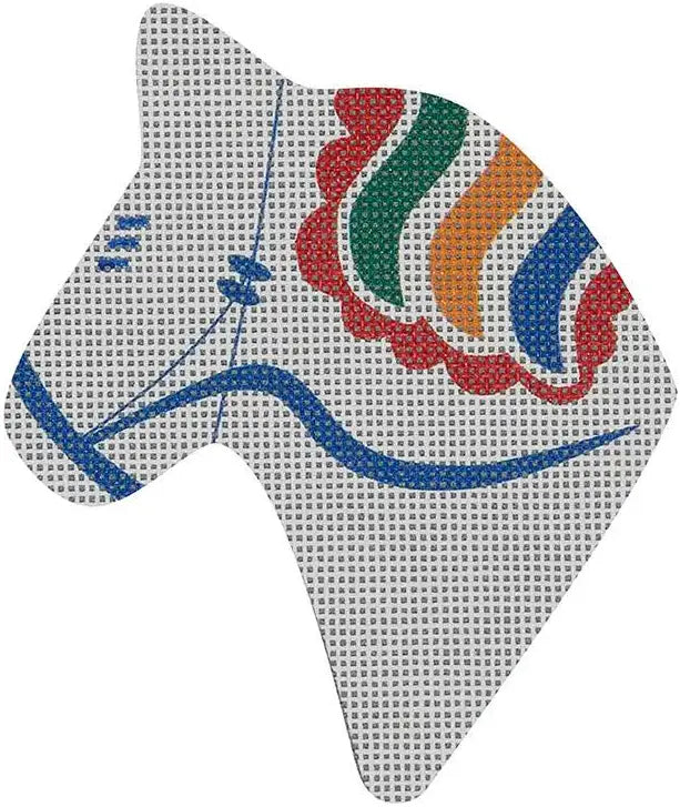Dala Hourse Head - White