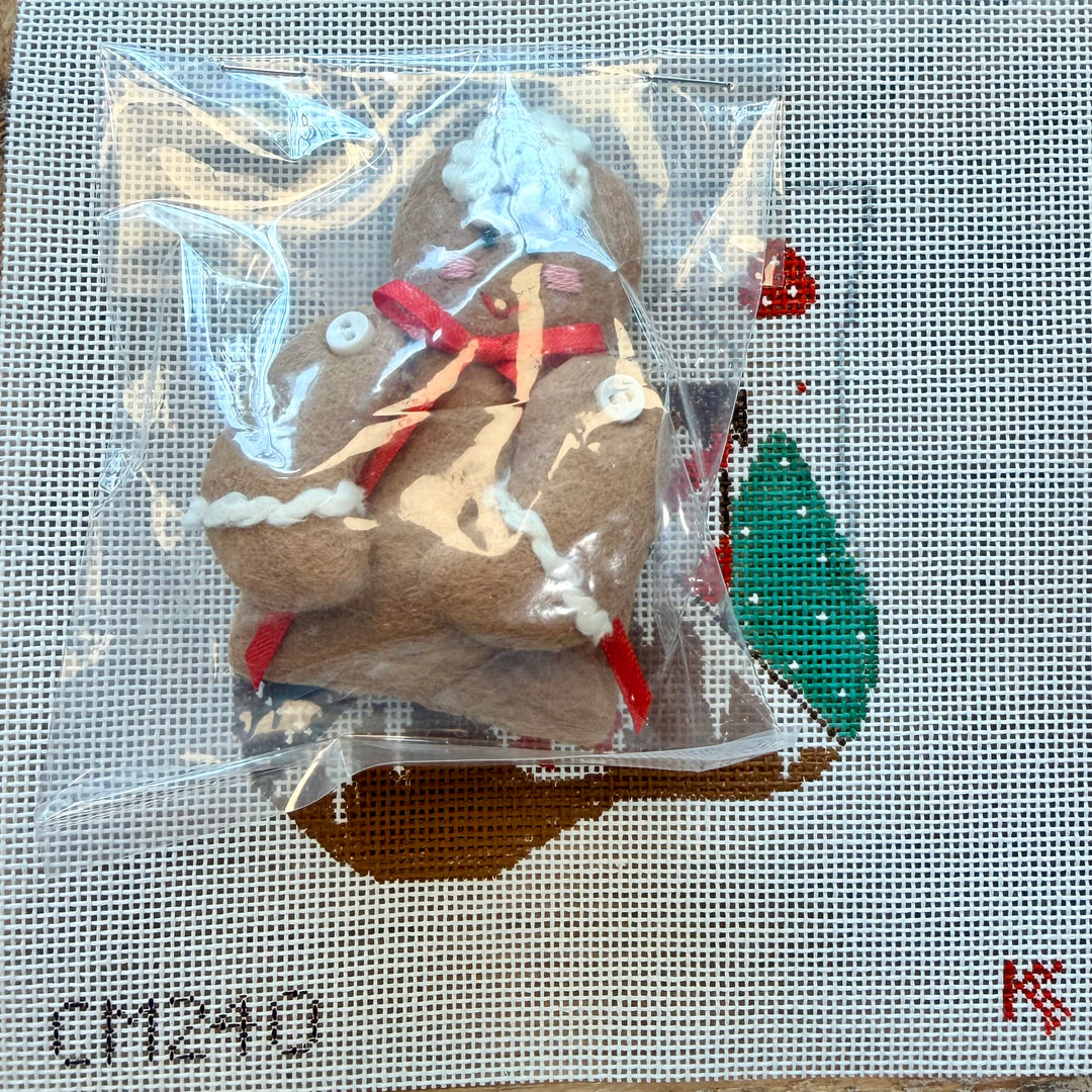 Gingerbread House Mini Sock with Gingerbread Man Insert - CM240