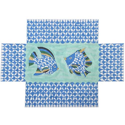 Herend Tropical Fish Brick