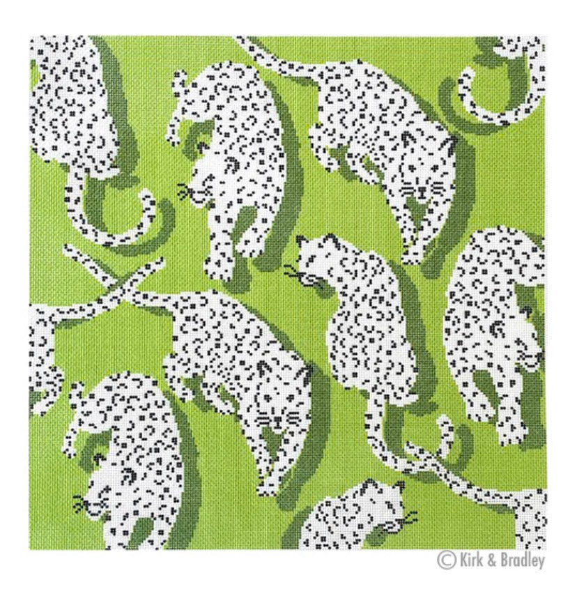 Green Leopard Clutch