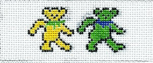 Dancing Bears Key Fob