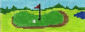 Golf Green Key Fob