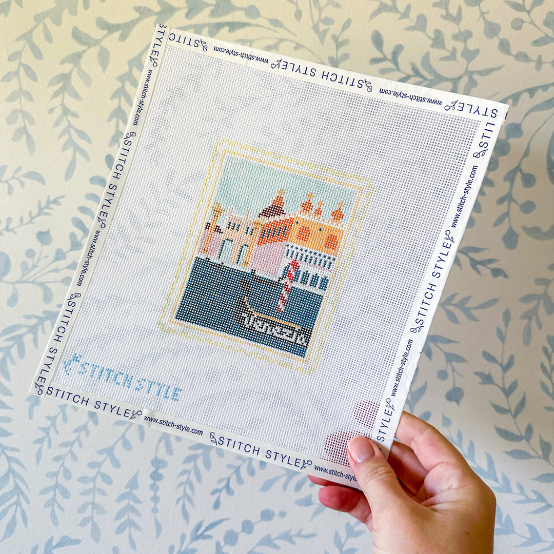 Venetian Gondola Travel Stamp