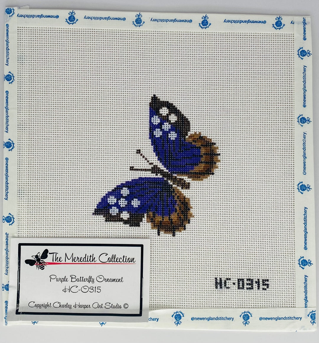 Purple Butterfly Ornament