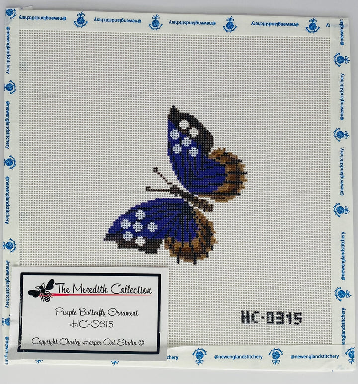 Purple Butterfly Ornament