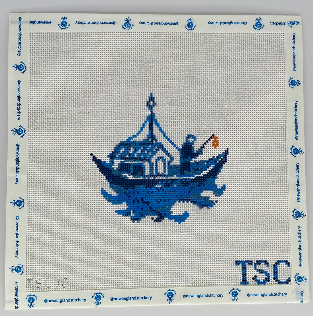 Blue Willow Deconstructed - Boats