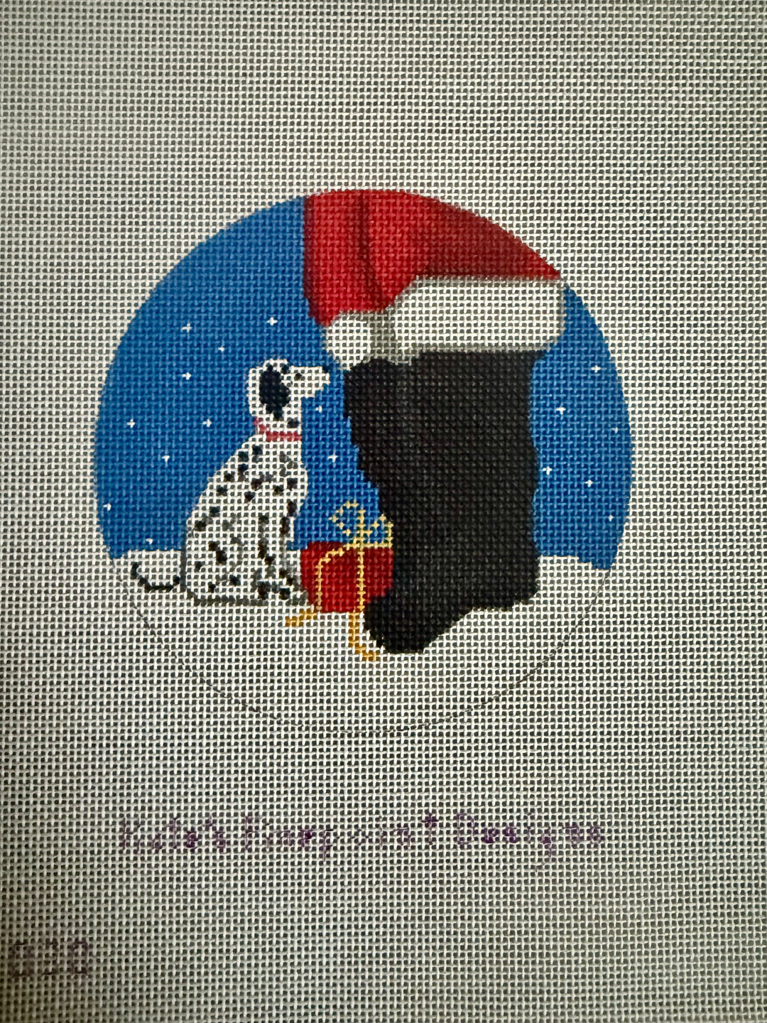 Dalmation and Santa
