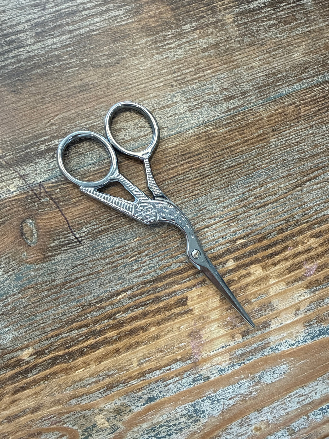 Stork Embroidery Scissors
