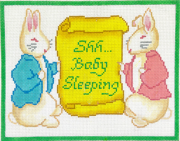 Shh...Baby Sleeping - Bunnies