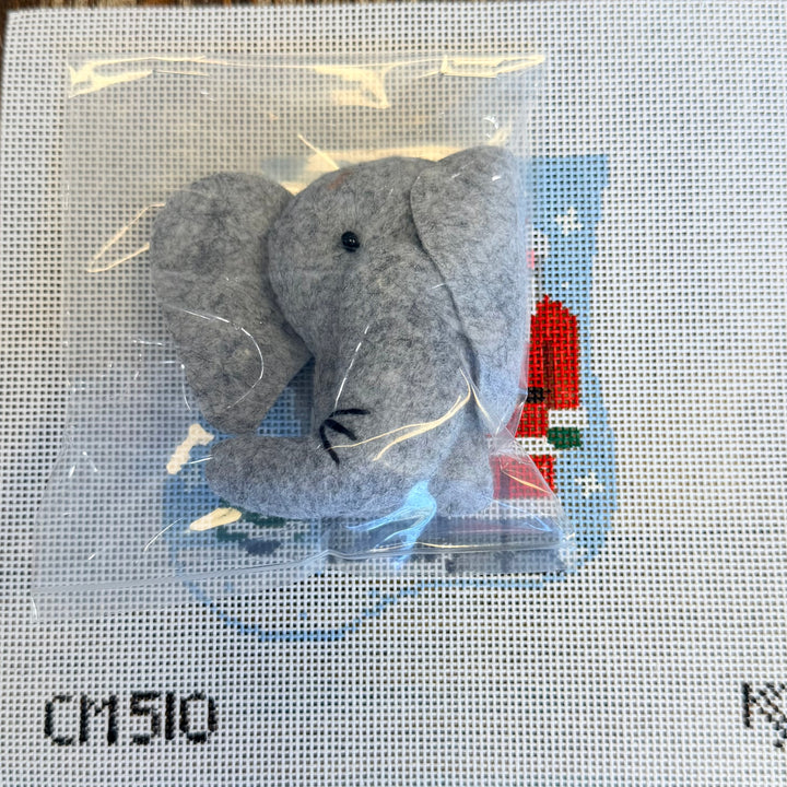 Elephant & Santa Mini Sock with Elephant Insert - CM510