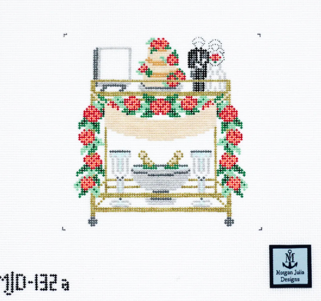 Wedding Bar Cart (Bride and Groom)