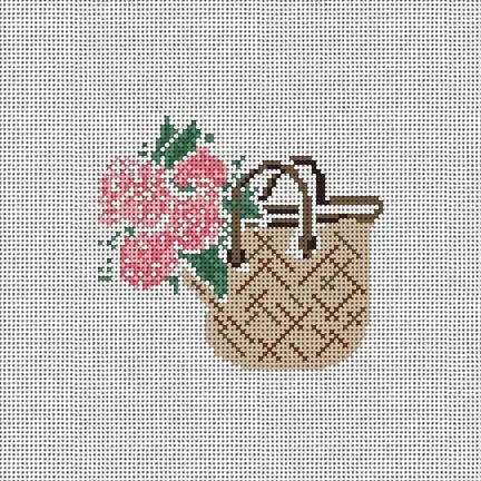 Pink Hydrangea Basket