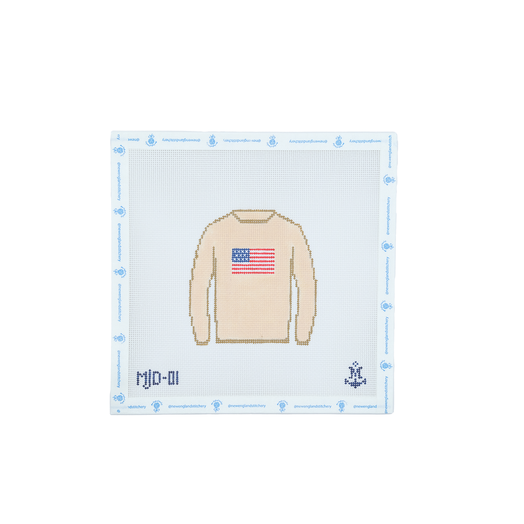 American Flag Sweater