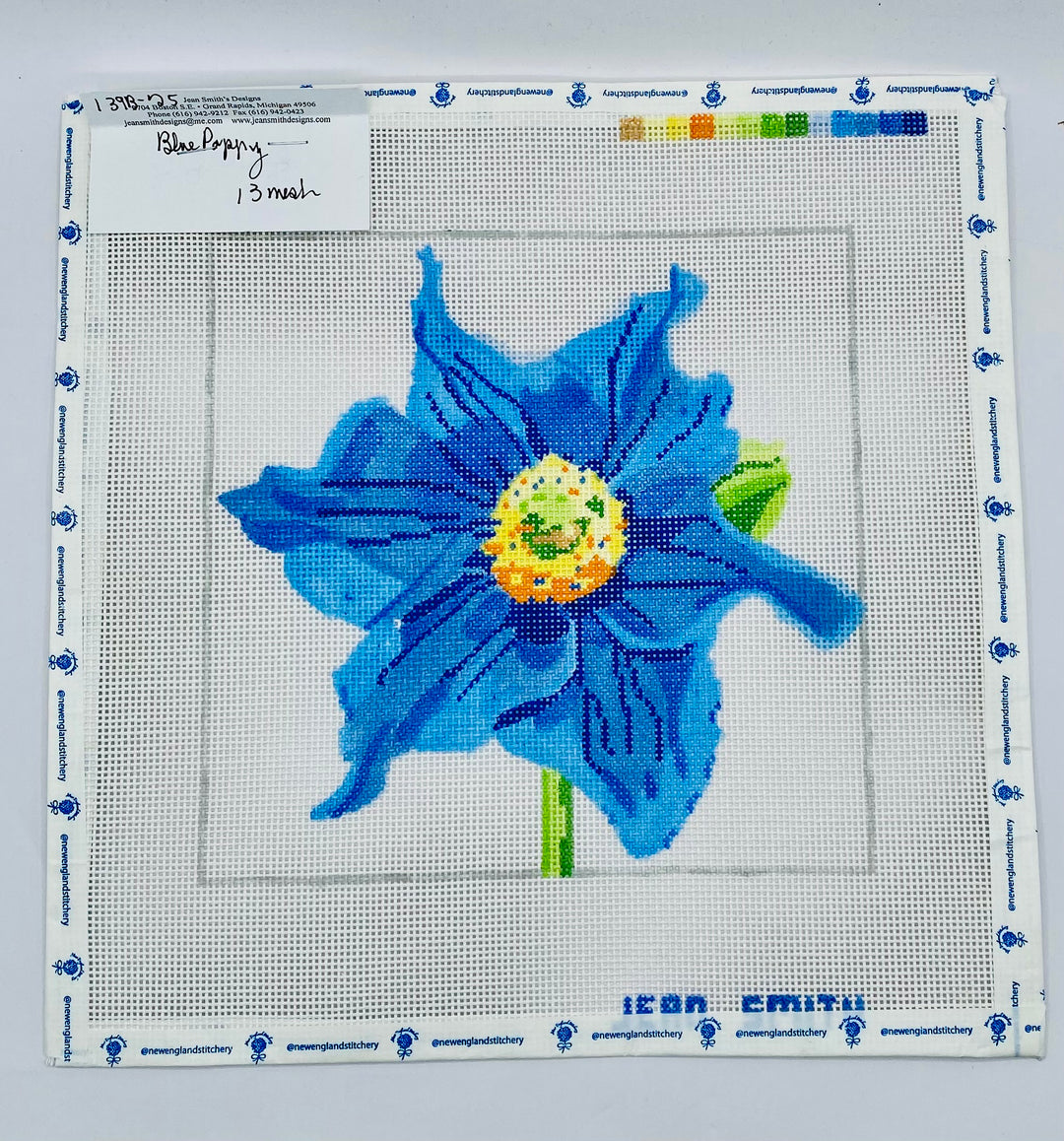 Simple Flowers Blue Poppy