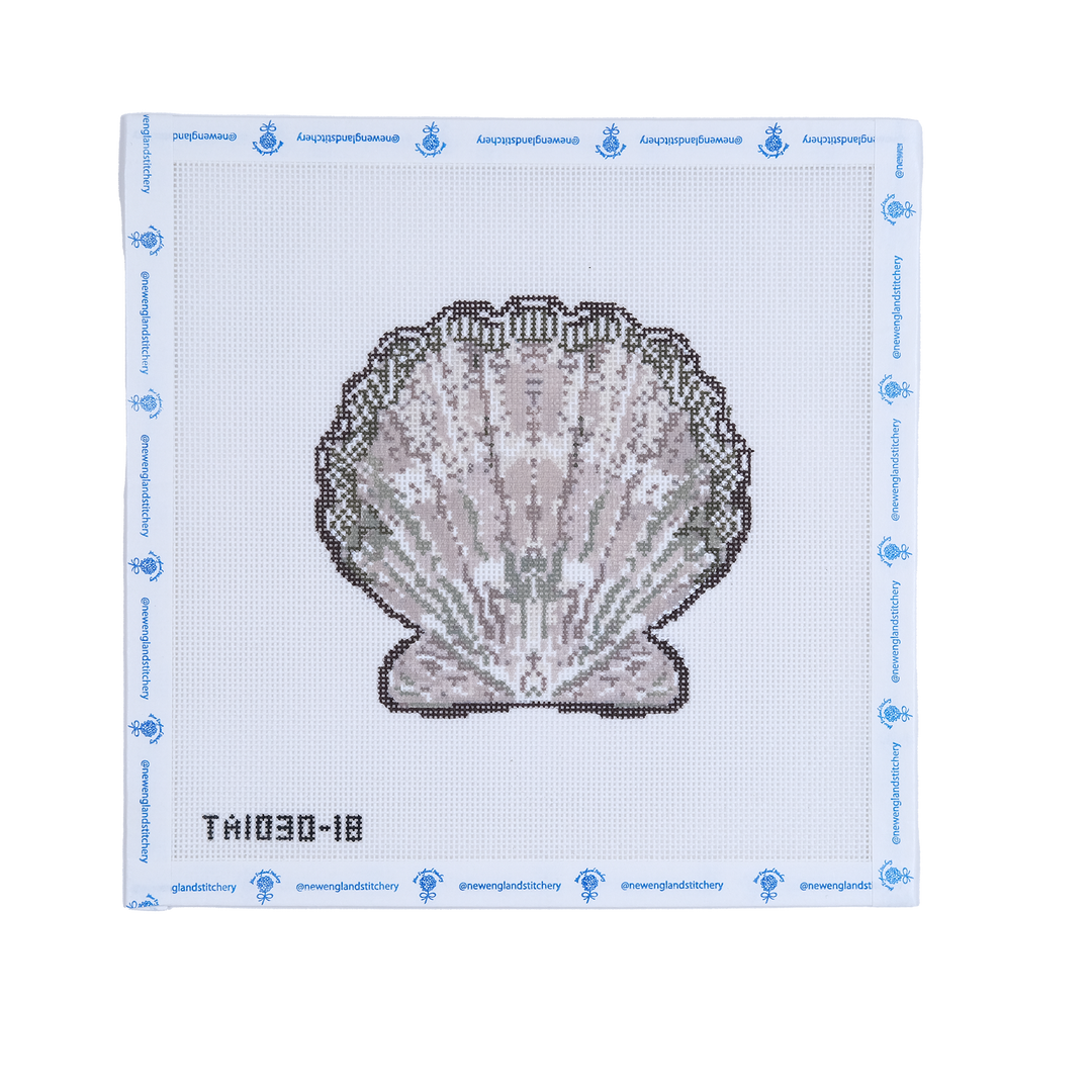 Brown Scallop Ornament