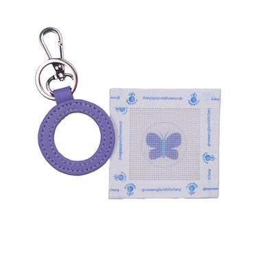 Butterfly Canvas and Lavender Fob