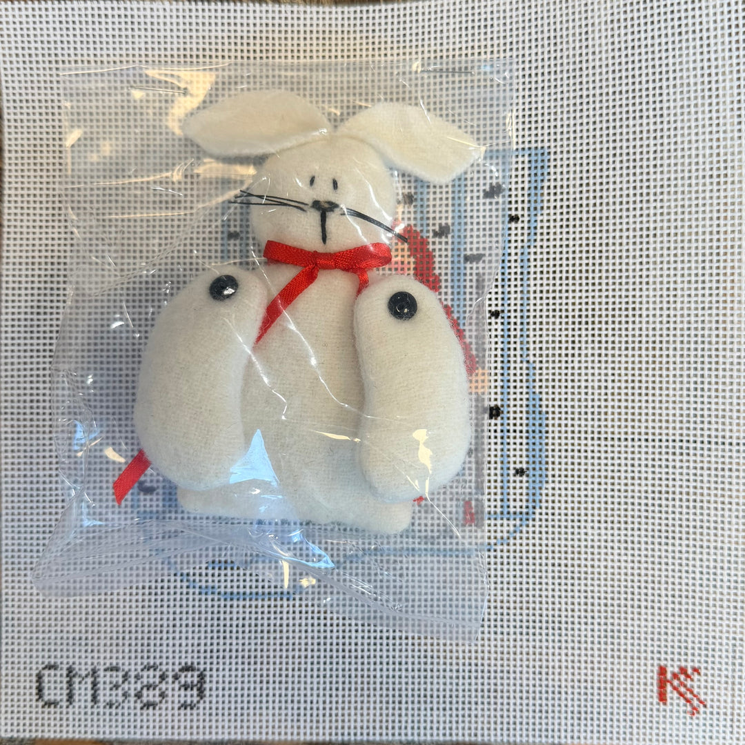 Woodland Santa Mini Sock with Bunny Insert - CM389