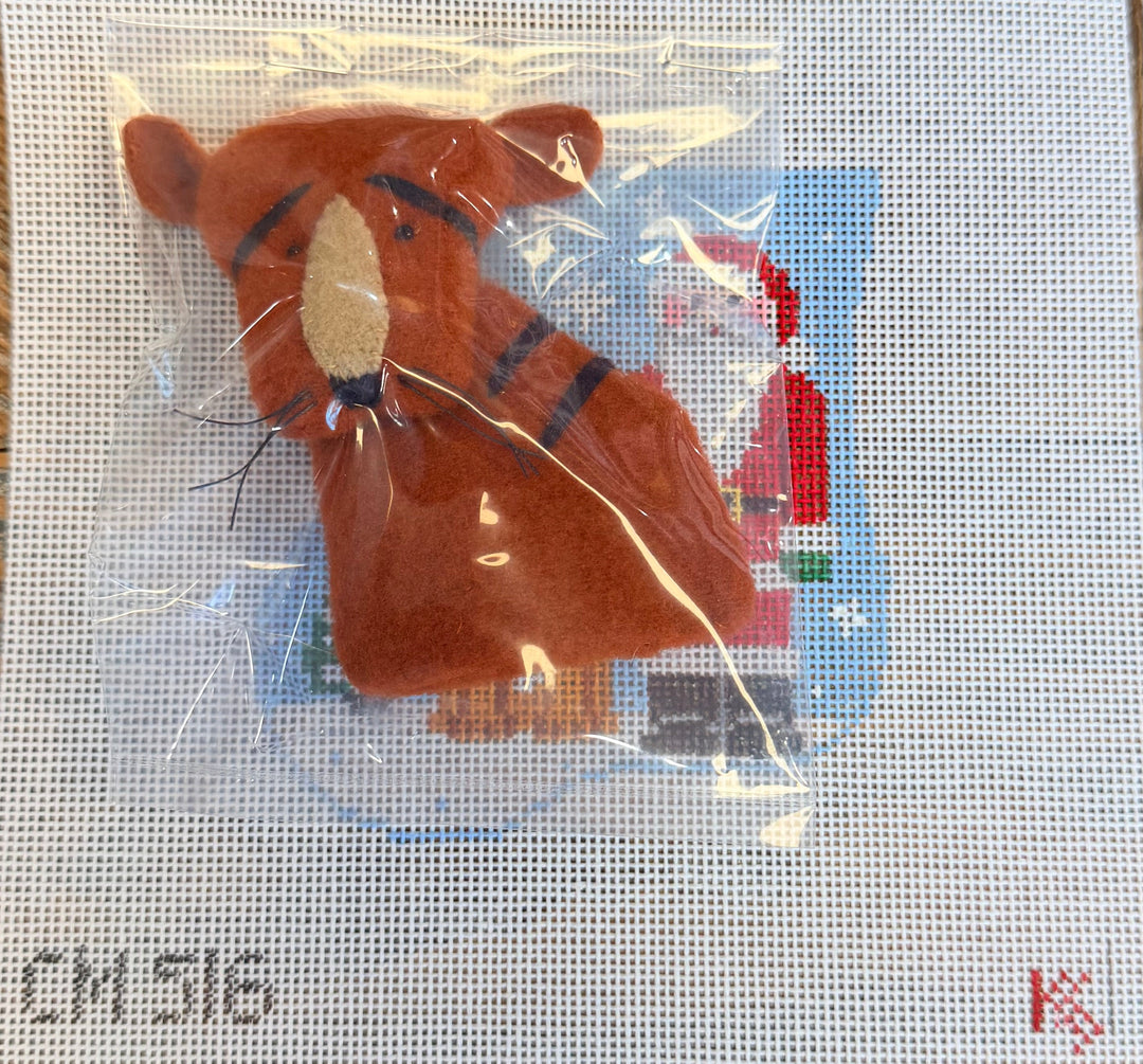 Tiger & Santa Mini Sock with Tiger Insert - CM516