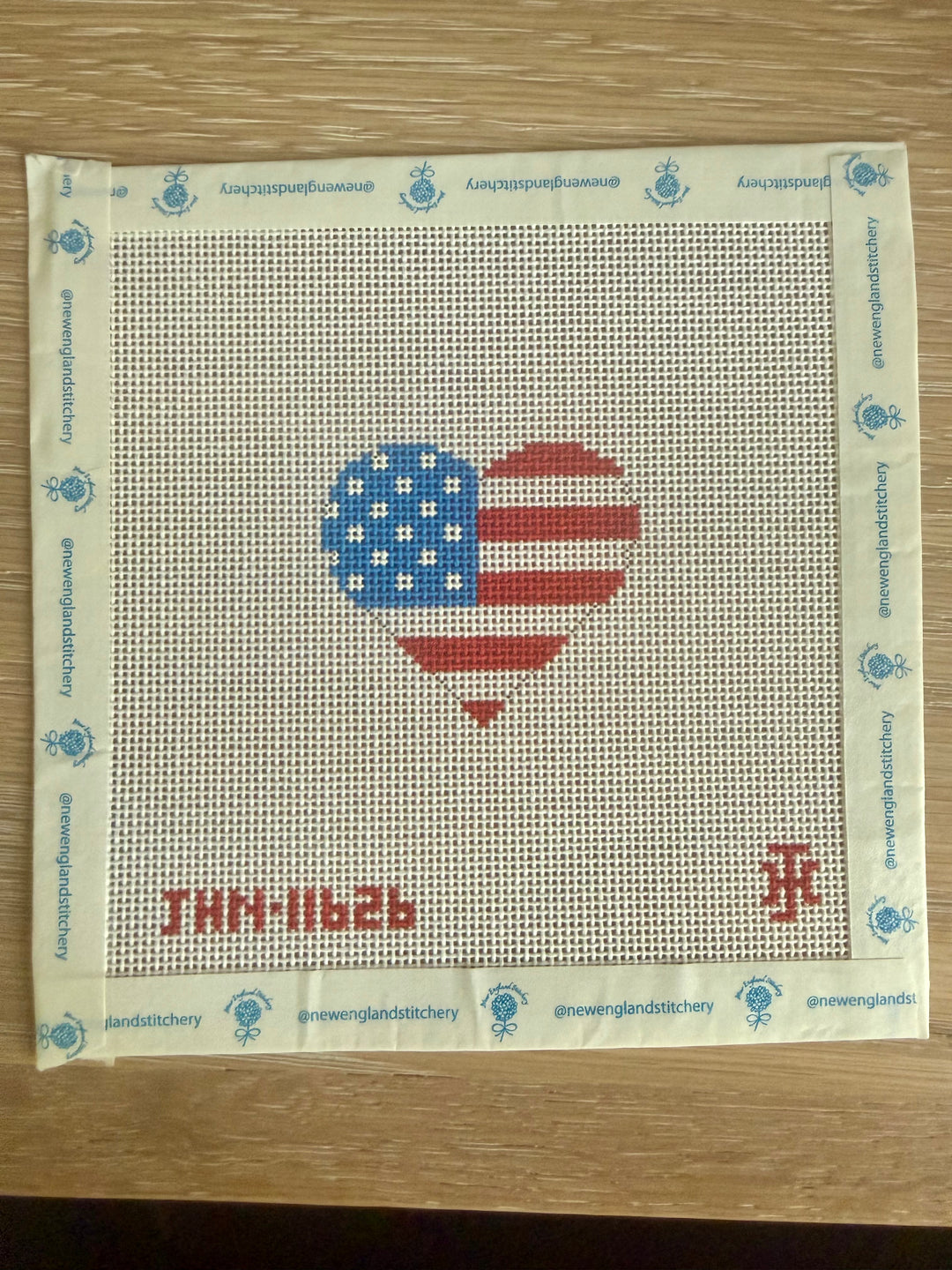 American Flag Heart Mini