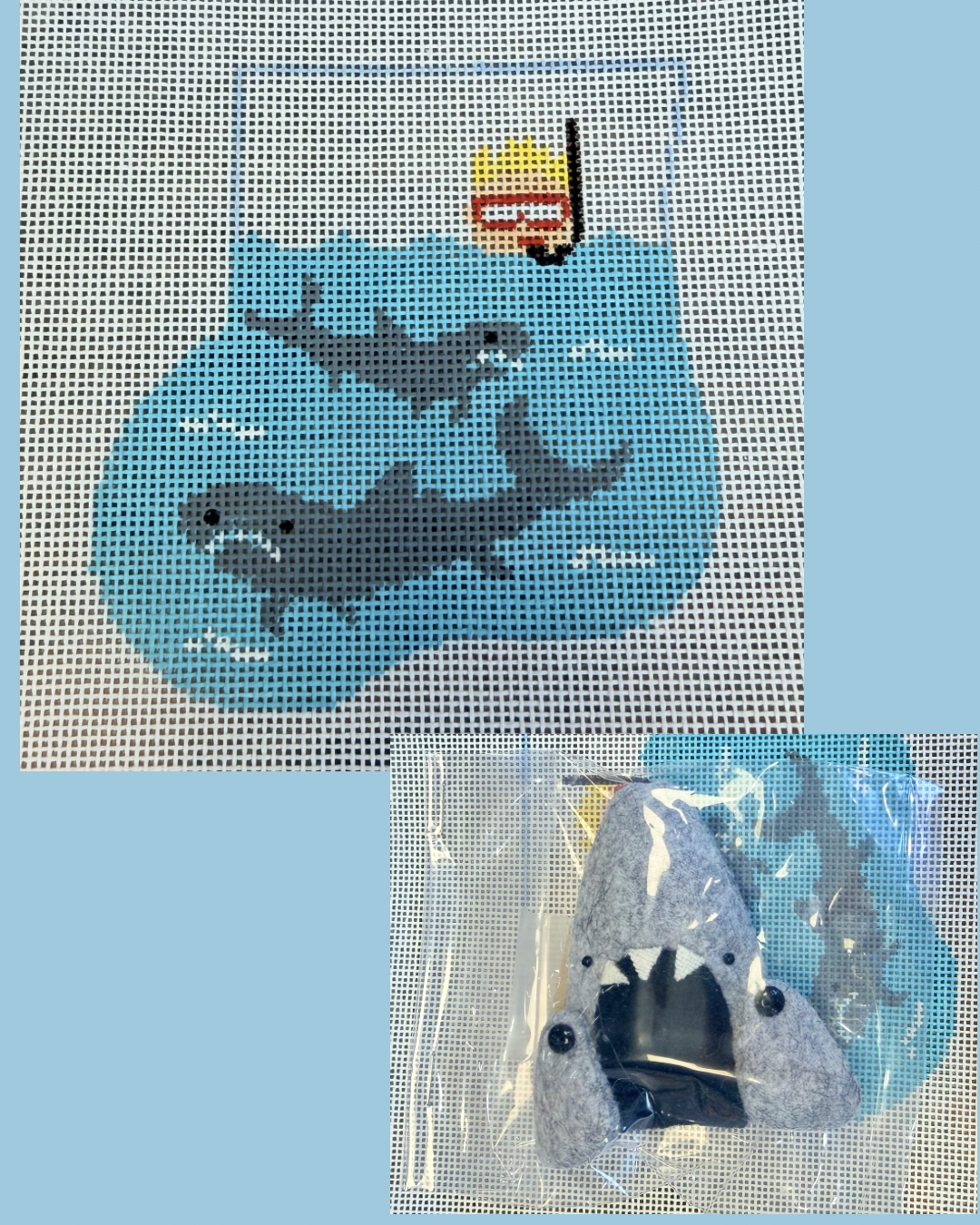 Sharks Mini Sock with Shark Insert - CM539