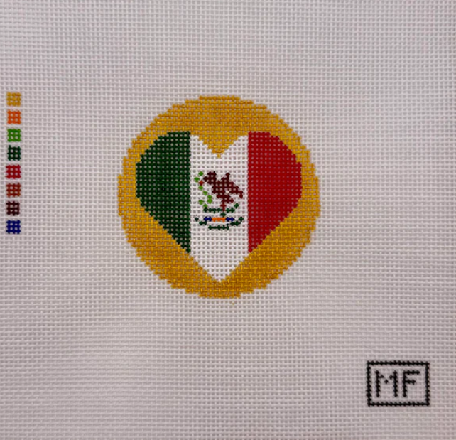 Heart Flag: Mexico