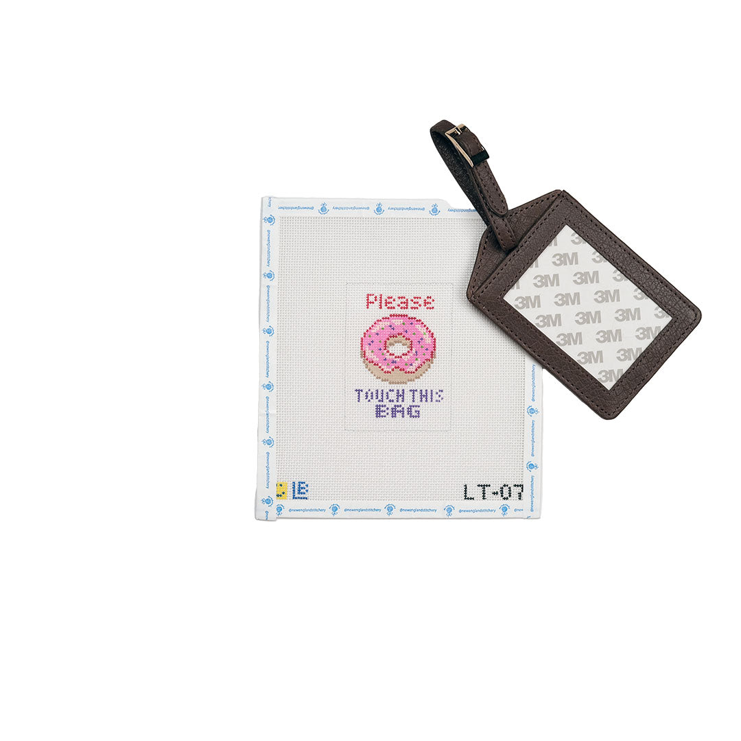 Hampton Event -Brown Luggage Tag and Donut Canvas