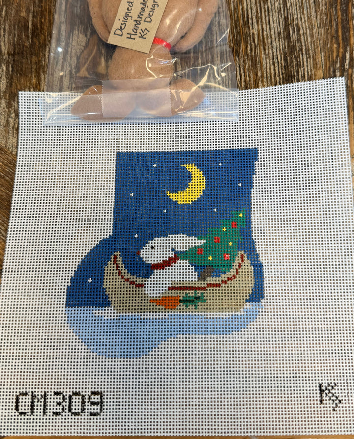 Canoe Bunny Mini Sock with Bunny Insert - CM309