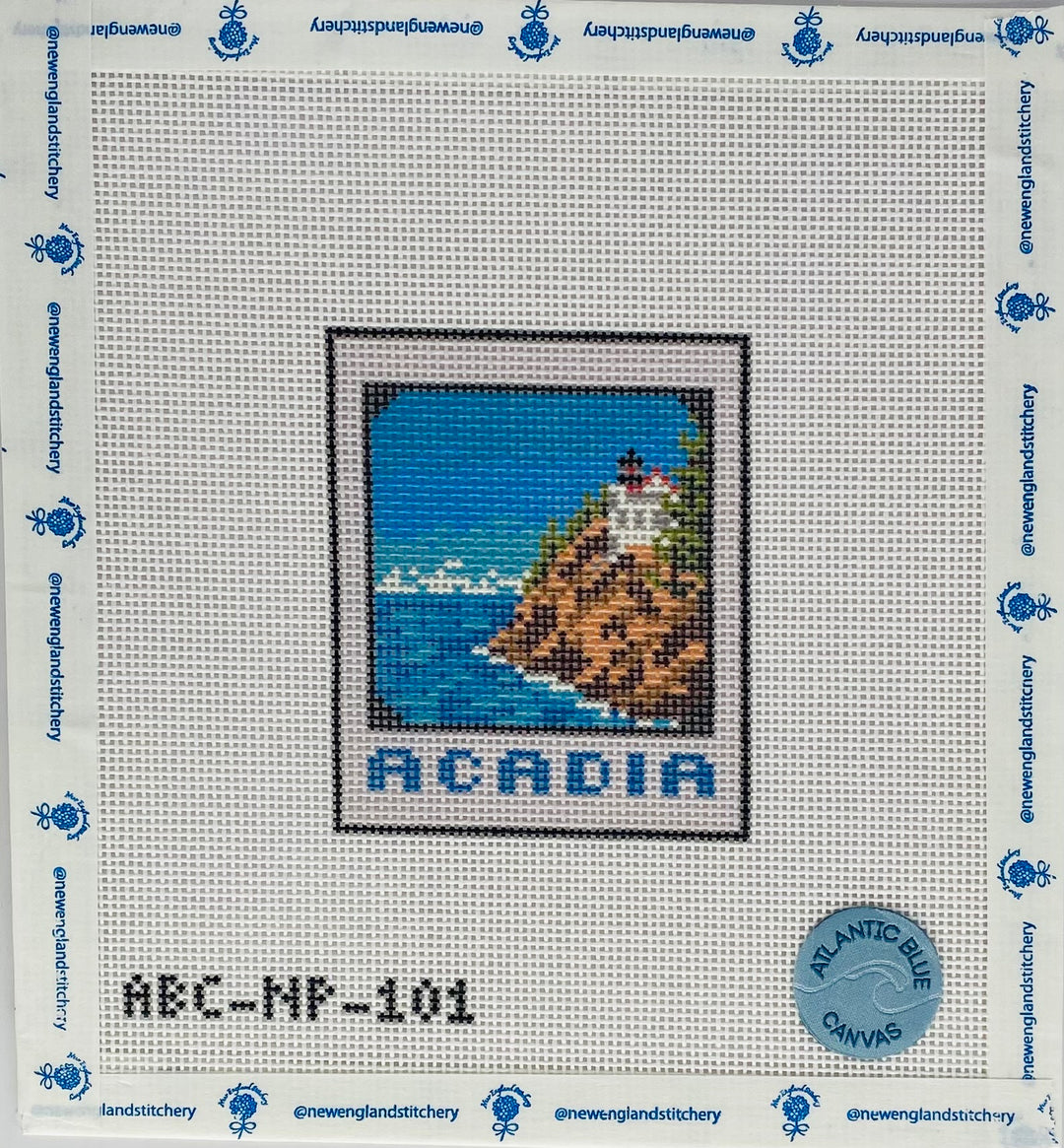 USA National Parks Polaroid: Acadia