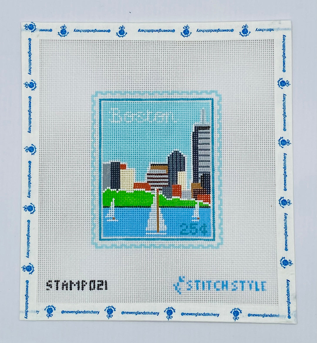 Boston Travel Stamp
