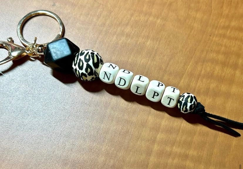 NDLPT Beaded Scissor Fob