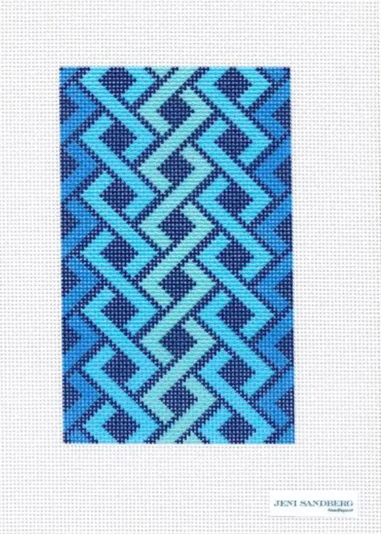 Hicks Braided Glasses Case - Blue