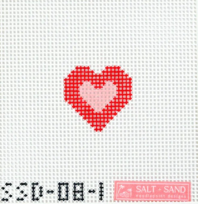 Mini Pink and Red Heart